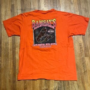 Vintage 2005 Nova Scotia Harley Davidson Calbot Trail Tee🔥
